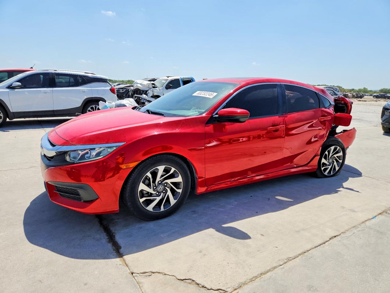 2018 HONDA CIVIC EX | 2HGFC2F75JH551198 | UPCARS