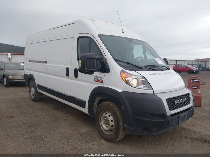2021 RAM PROMASTER 2500 HIGH ROOF 159 WB | 3C6LRVDGXME516362 | UPCARS