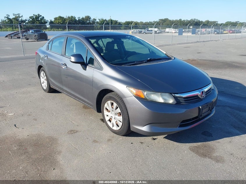 2012 HONDA CIVIC LX | 19XFB2F53CE074804 | UPCARS
