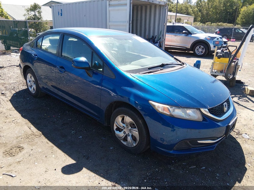 2013 HONDA CIVIC LX | 2HGFB2F54DH577331 | UPCARS
