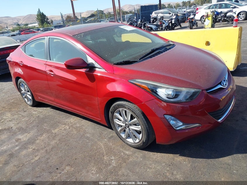 2015 HYUNDAI ELANTRA SE | 5NPDH4AE7FH605429 | UPCARS
