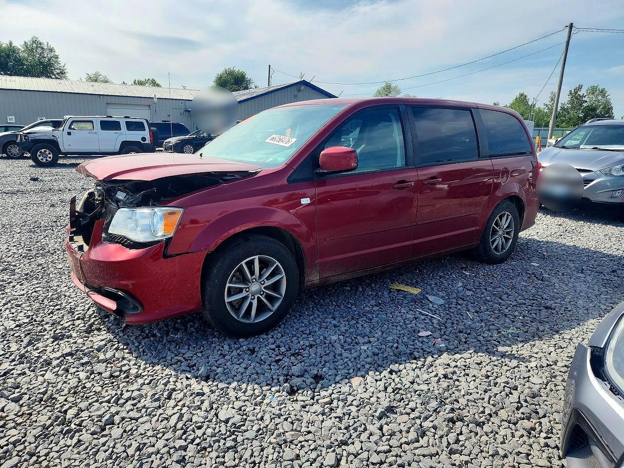 2014 DODGE CARAVAN SE | 2C4RDGBG5ER372882 | UPCARS
