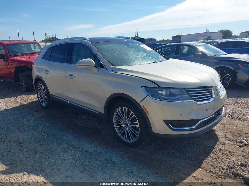 2016 LINCOLN MKX RESERVE | 2LMTJ6LR8GBL46068 | UPCARS