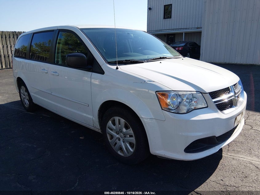 2017 DODGE GRAND CARAVAN SE | 2C4RDGBG6HR736652 | UPCARS