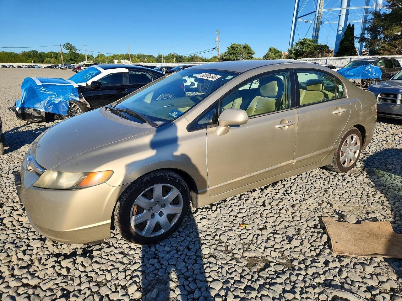 2007 HONDA CIVIC LX | 1HGFA16567L014303 | UPCARS