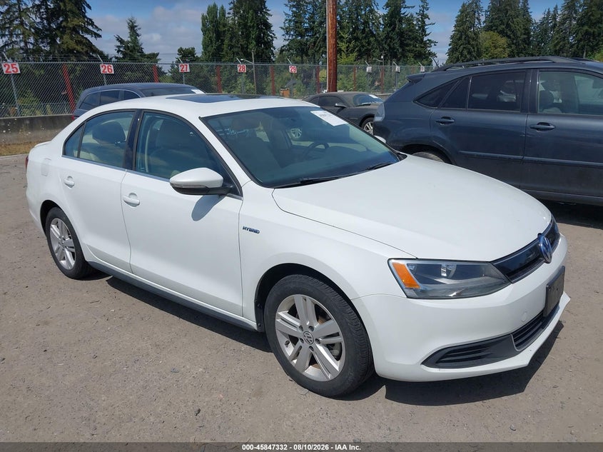 2014 VOLKSWAGEN JETTA HYBRID SEL | 3VW637AJ8EM214527 | UPCARS