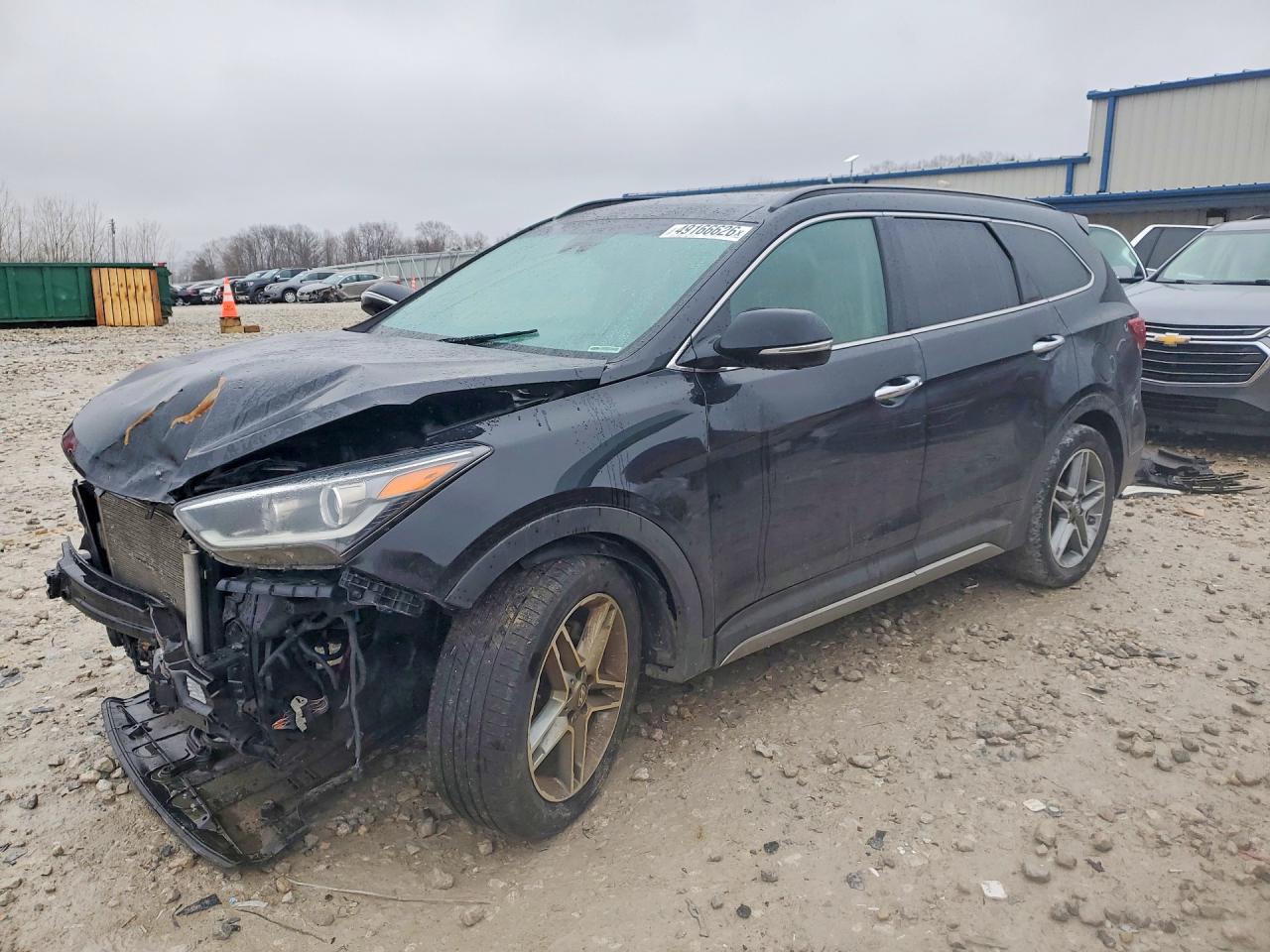2017 HYUNDAI SANTA FE LIMITED ULTIMATE | KM8SRDHFXHU240221 | UPCARS