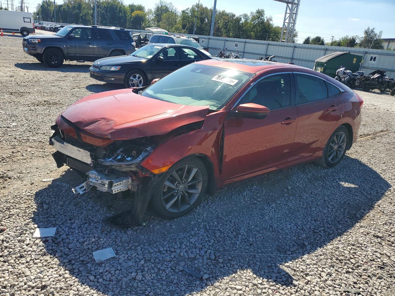 2019 HONDA CIVIC EXL | JHMFC1F79KX004195 | UPCARS