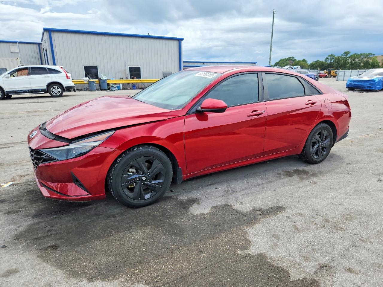 2022 HYUNDAI ELANTRA BLUE | KMHLM4AJ9NU024034 | UPCARS