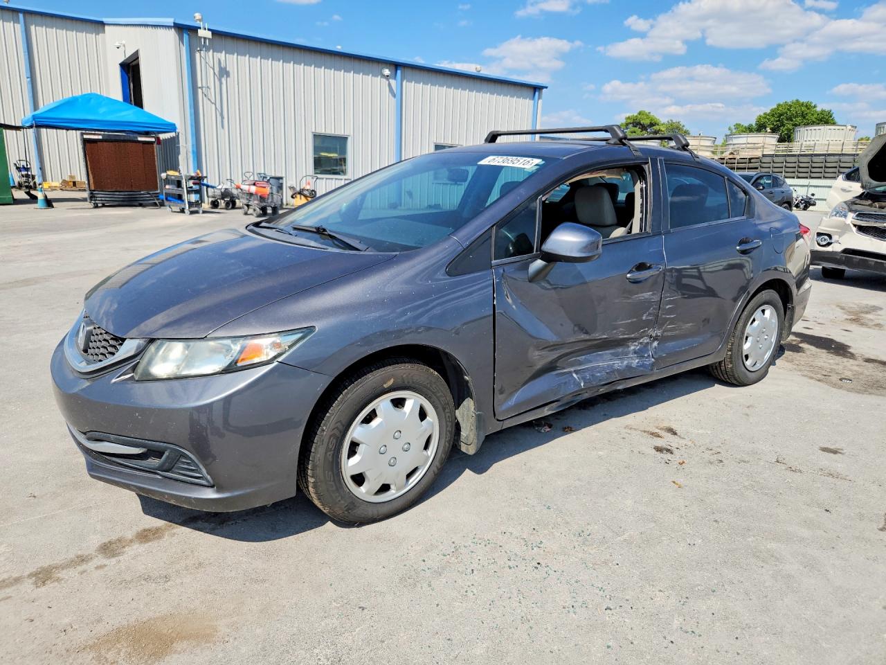2013 HONDA CIVIC LX | 2HGFB2F54DH507926 | UPCARS