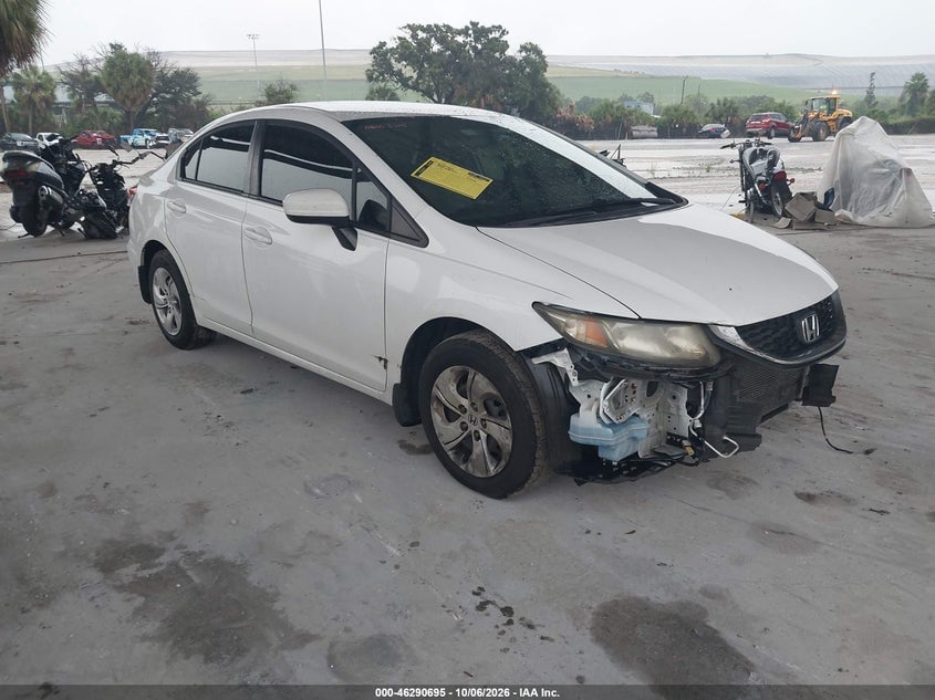 2014 HONDA CIVIC LX | 19XFB2F5XEE027837 | UPCARS