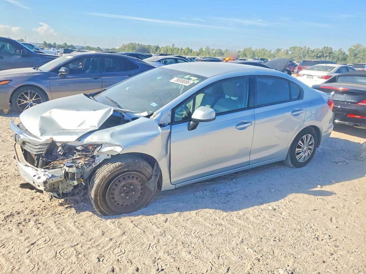 2012 HONDA CIVIC LX | 2HGFB2F5XCH555851 | UPCARS