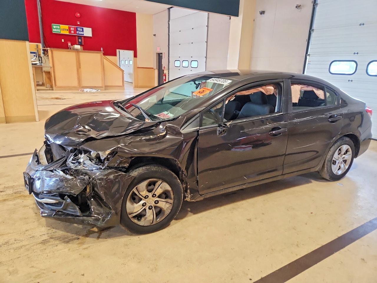 2014 HONDA CIVIC LX | 2HGFB2F55EH511694 | UPCARS
