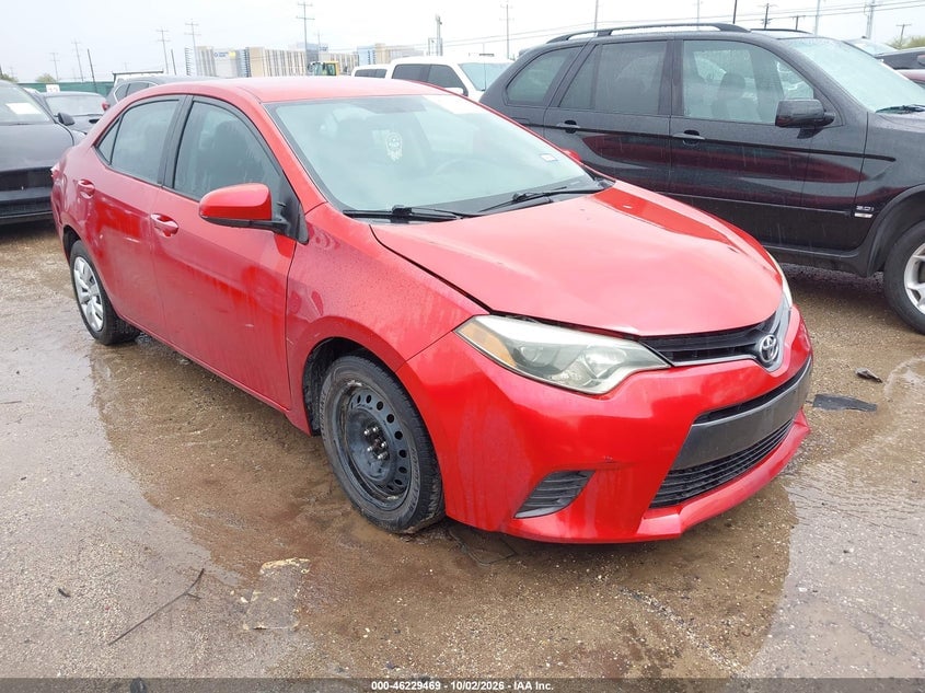 2016 TOYOTA COROLLA LE | 5YFBURHE9GP411897 | UPCARS