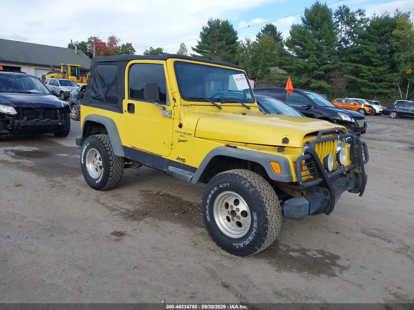 2001 JEEP WRANGLER SPORT | 1J4FA49S21P320684 | UPCARS