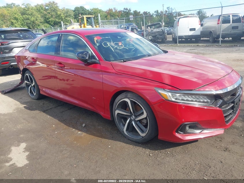 2021 HONDA ACCORD SPORT 2.0T | 1HGCV2F37MA033669 | UPCARS