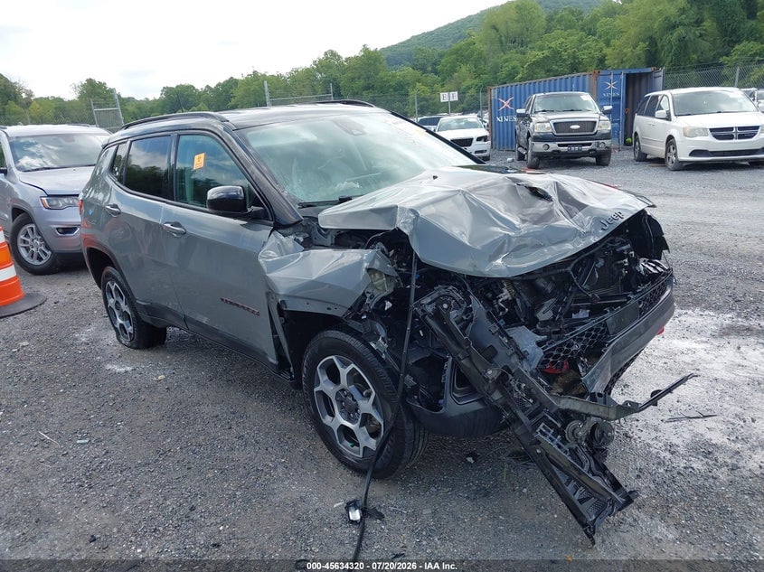 2022 JEEP COMPASS TRAILHAWK 4X4 | 3C4NJDDB9NT235805 | UPCARS