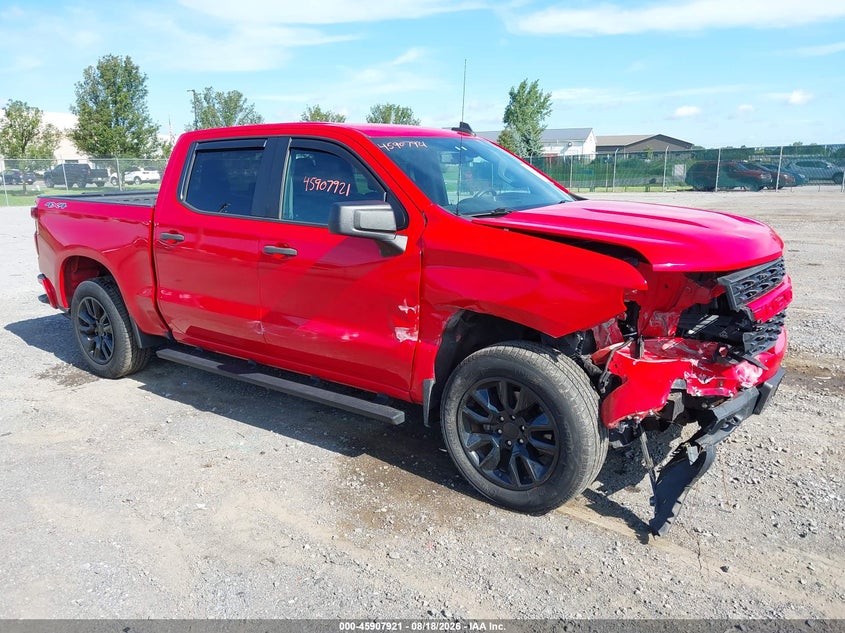 2020 CHEVROLET SILVERADO 1500 4WD  SHORT BED CUSTOM | 3GCPYBEK9LG250527 | UPCARS