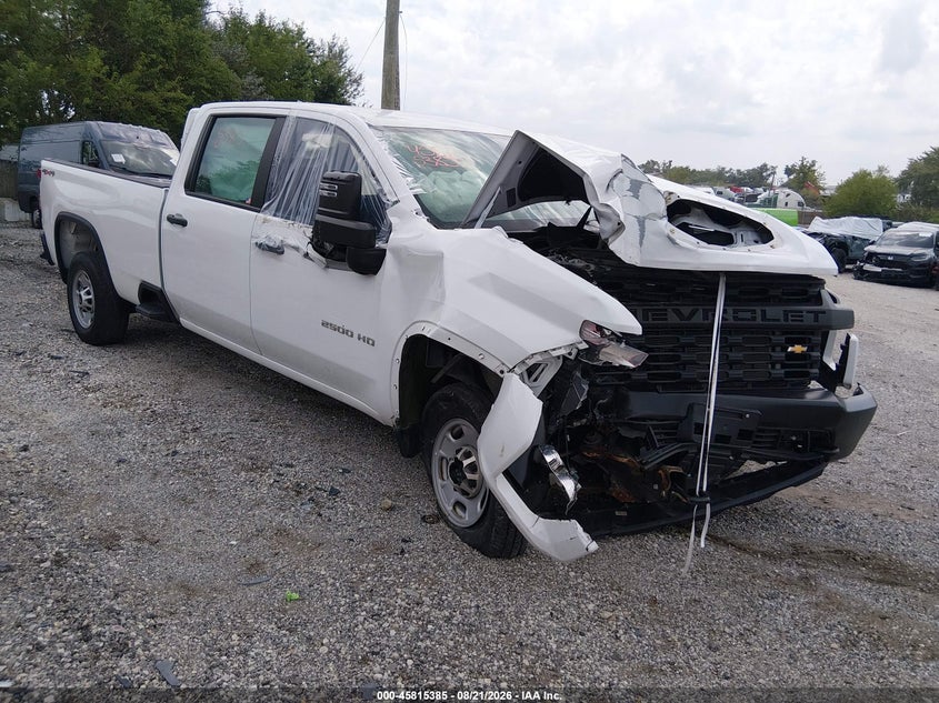 2022 CHEVROLET SILVERADO 2500HD 4WD  LONG BED WT | 1GC1YLE79NF188493 | UPCARS
