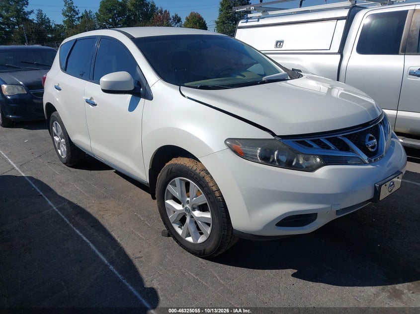 2012 NISSAN MURANO S | JN8AZ1MW0CW233767 | UPCARS
