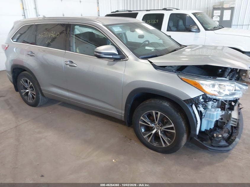 2016 TOYOTA HIGHLANDER XLE V6 | 5TDJKRFH4GS325144 | UPCARS