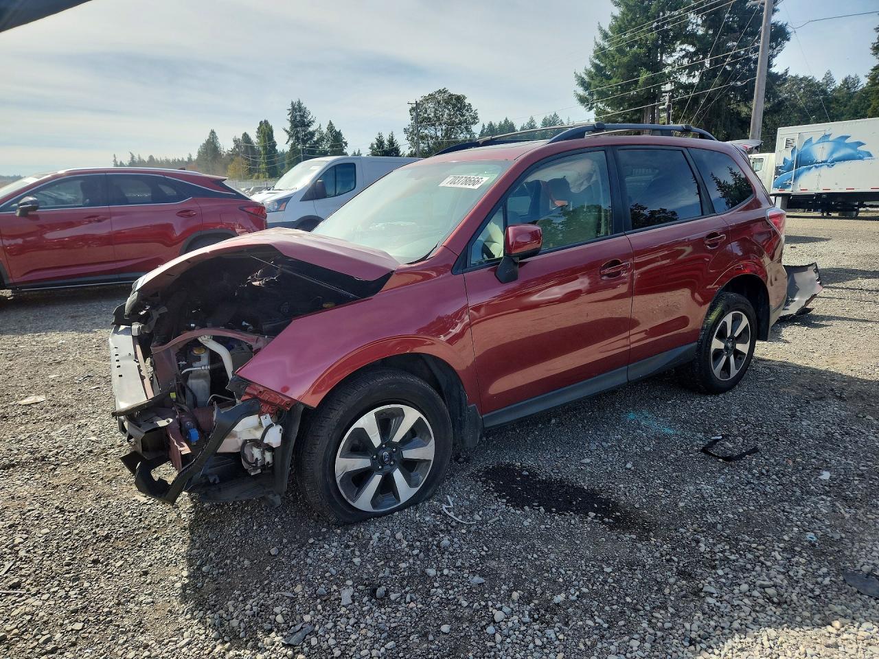 2017 SUBARU FORESTER 2.5I PREMIUM | JF2SJAEC8HH405651 | UPCARS