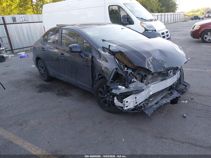 2013 HONDA CIVIC LX | 19XFB2F5XDE286729 | UPCARS