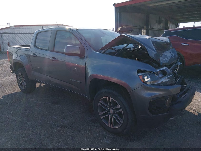 2021 CHEVROLET COLORADO 2WD  SHORT BOX WT | 1GCGSBEAXM1131474 | UPCARS