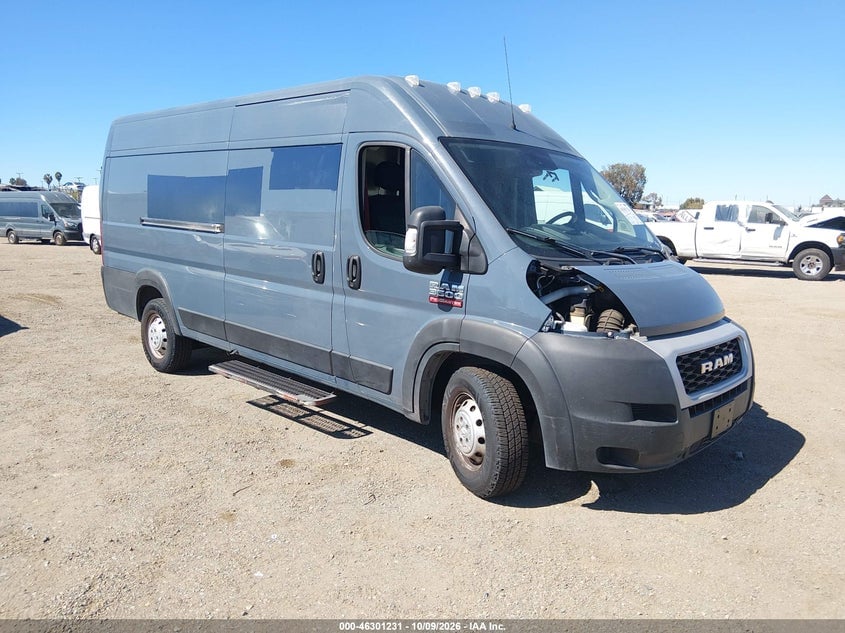 2021 RAM PROMASTER 3500 CARGO VAN HIGH ROOF 159 WB EXT | 3C6MRVJG4ME549771 | UPCARS