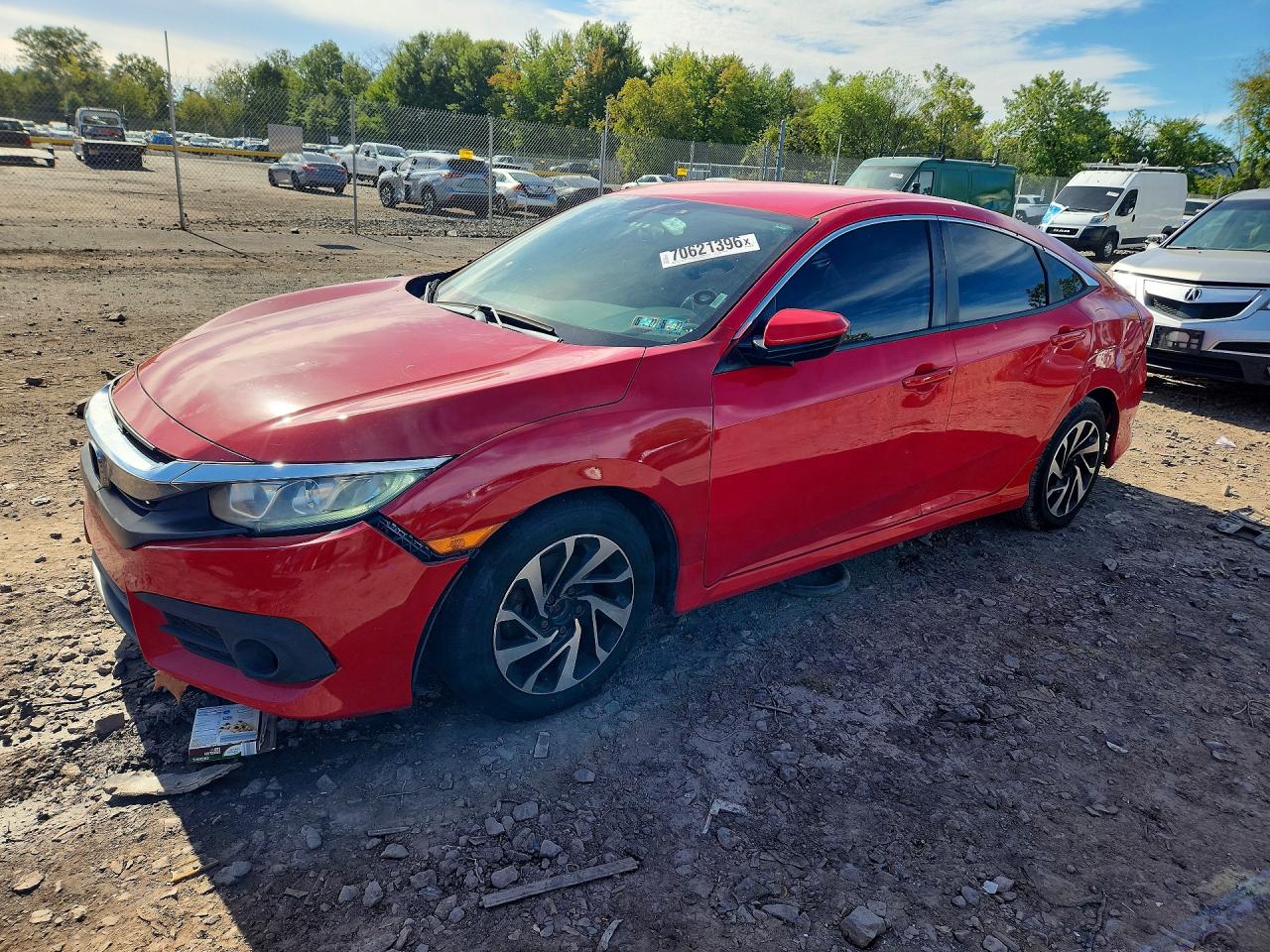 2017 HONDA CIVIC LX | 2HGFC2F50HH519753 | UPCARS