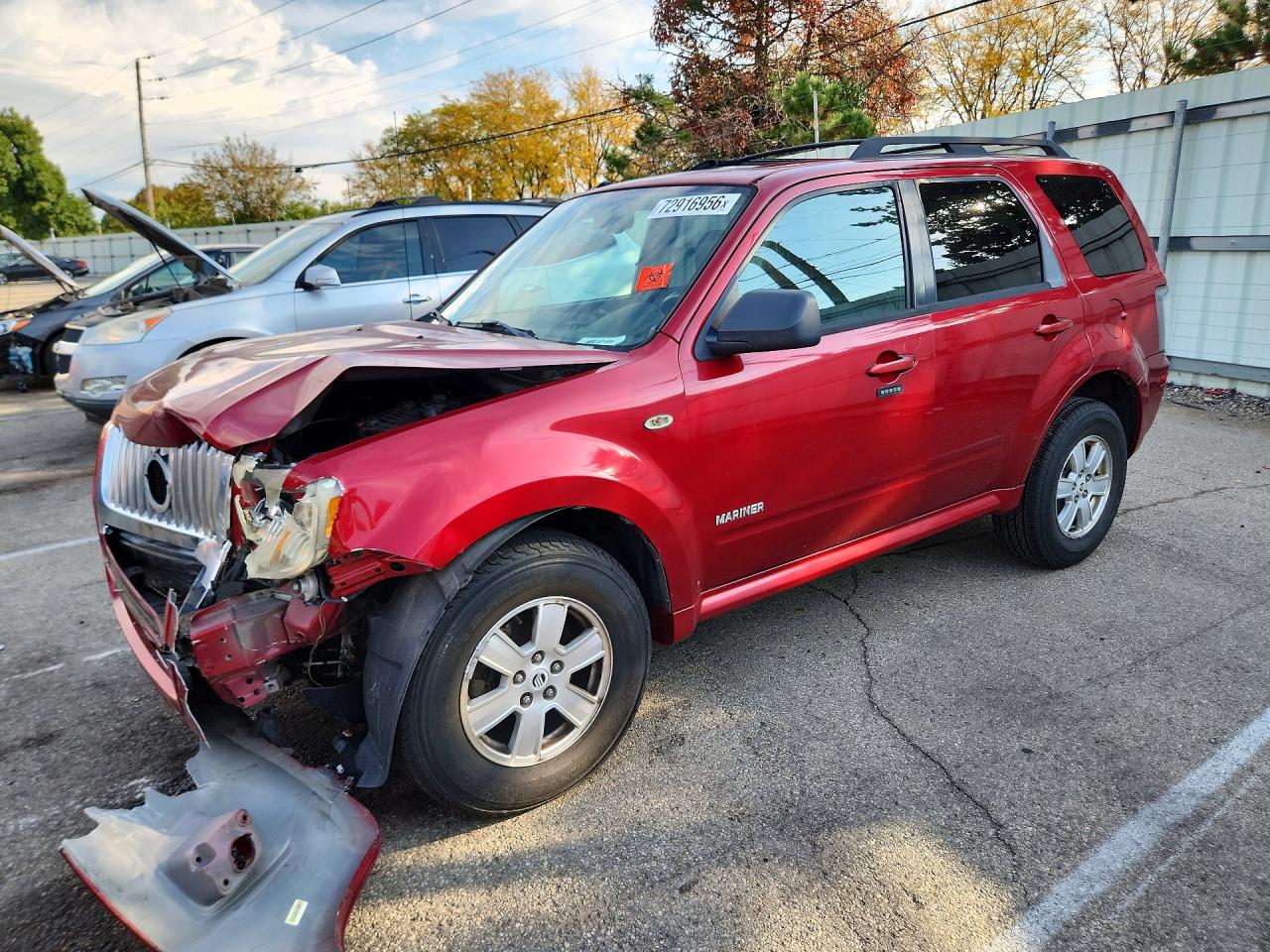 2008 MERCURY MARINER | 4M2CU81198KJ03676 | UPCARS
