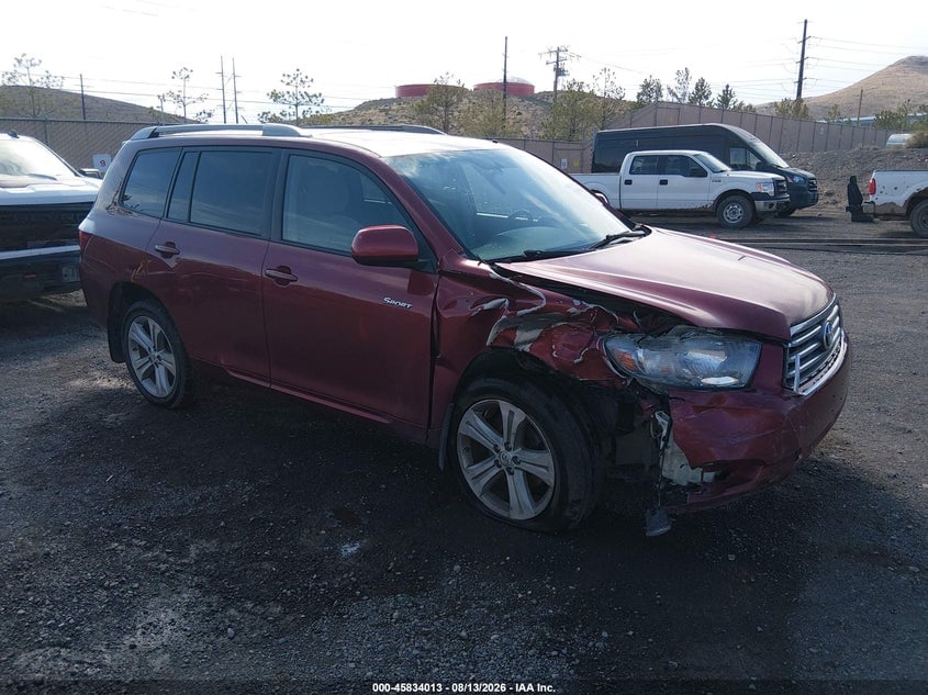2008 TOYOTA HIGHLANDER SPORT | JTEES43A782062163 | UPCARS