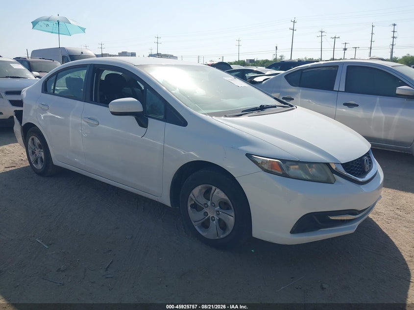2014 HONDA CIVIC LX | 19XFB2F51EE007721 | UPCARS