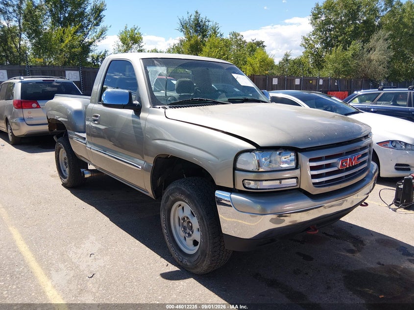 2001 GMC SIERRA 1500 SLE | 1GTEK14T11Z163327 | UPCARS