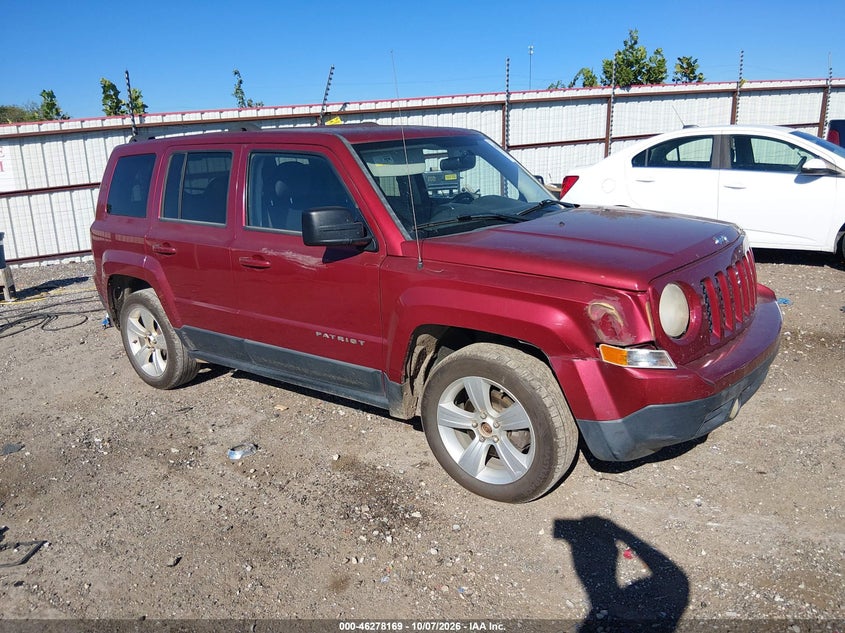 2012 JEEP PATRIOT LATITUDE | 1C4NJPFB1CD662963 | UPCARS