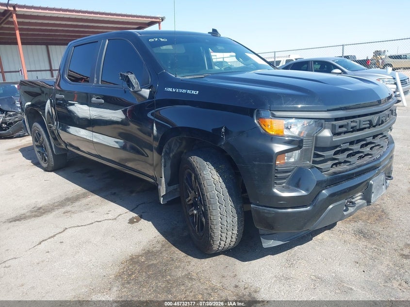 2024 CHEVROLET SILVERADO 1500 2WD  SHORT BED CUSTOM | 1GCPABEK4RZ264851 | UPCARS