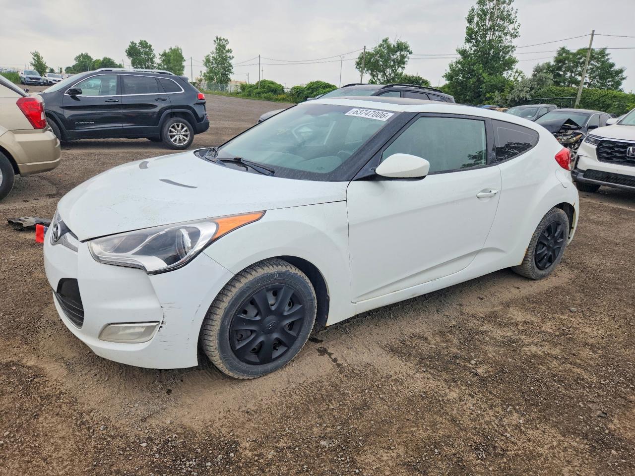2013 HYUNDAI VELOSTER BASE | KMHTC6AD7DU136869 | UPCARS