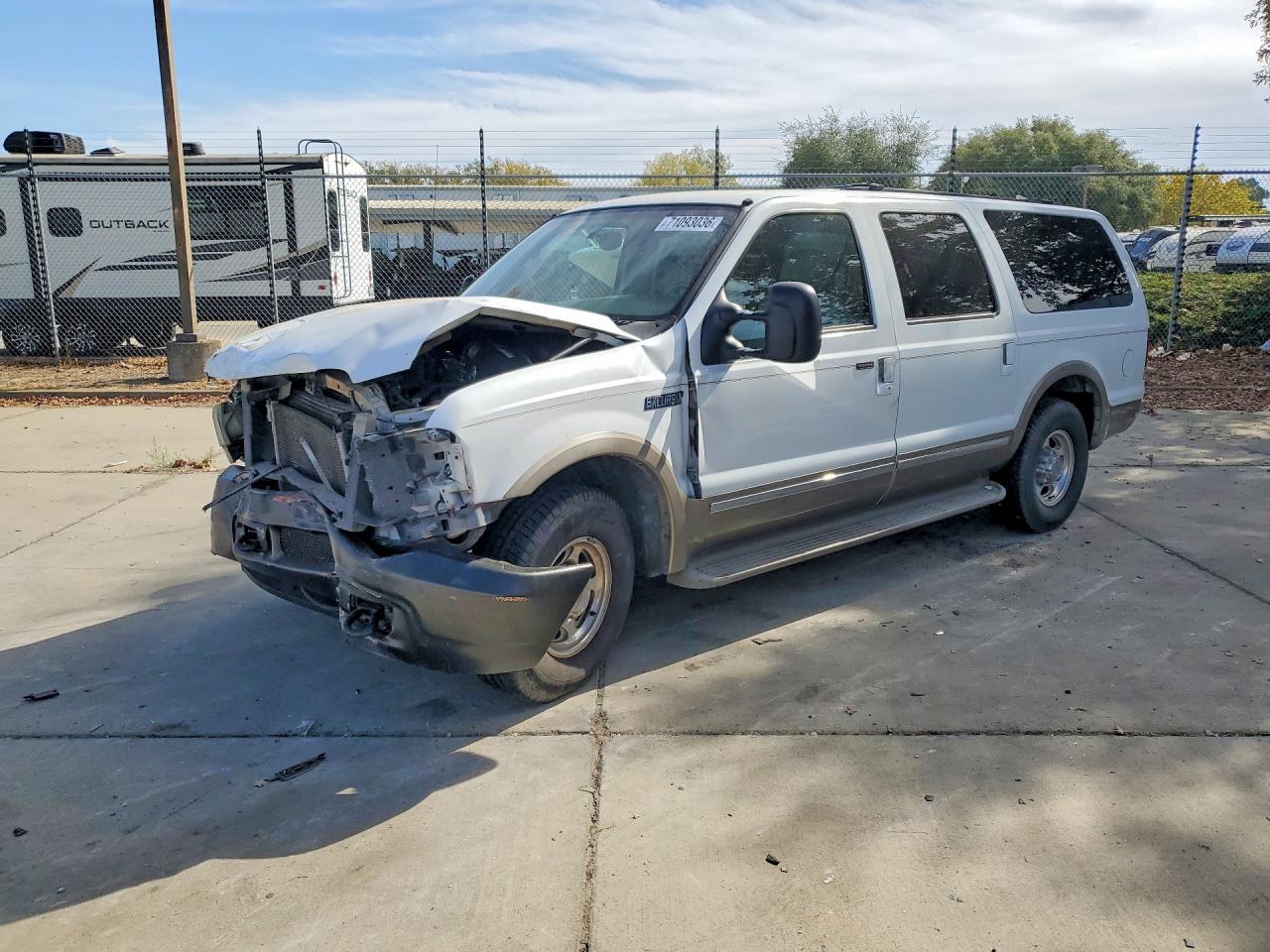 2002 FORD EXCURSION LIMITED | 1FMNU42F62EB24696 | UPCARS