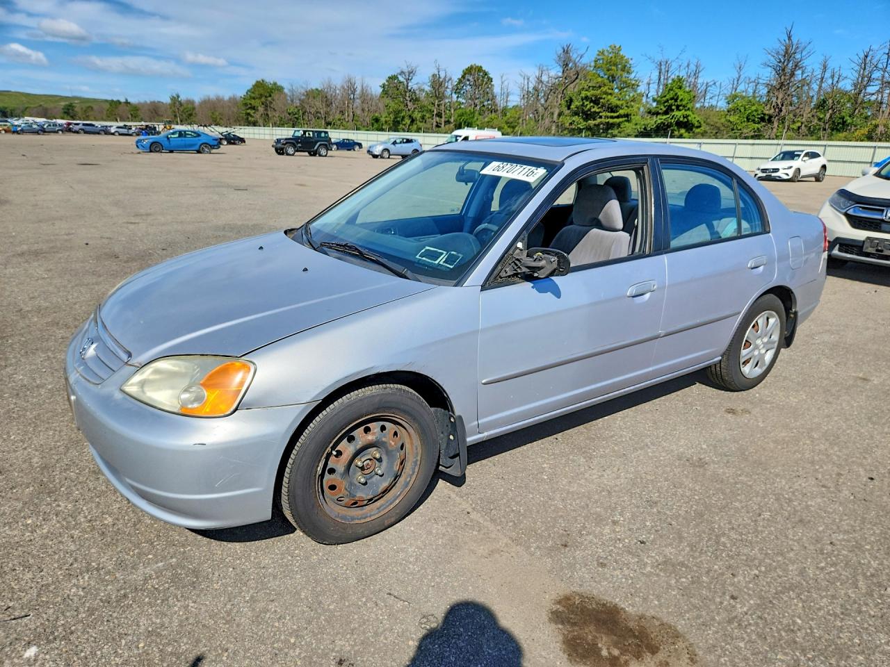 2003 HONDA CIVIC EX | 1HGES26793L016864 | UPCARS