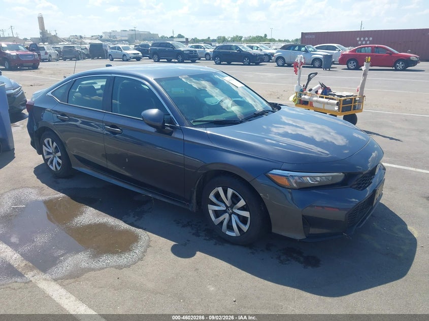 2025 HONDA CIVIC LX | 2HGFE2F22SH596194 | UPCARS