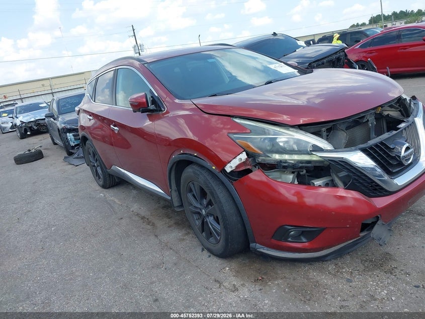 2018 NISSAN MURANO SV | 5N1AZ2MGXJN140604 | UPCARS