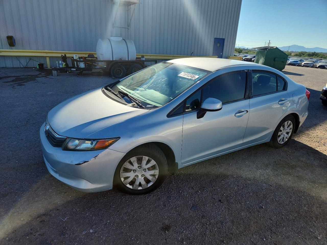 2012 HONDA CIVIC LX | 19XFB2F58CE316180 | UPCARS