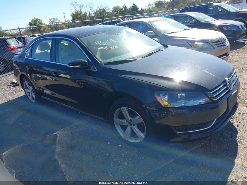 2013 VOLKSWAGEN PASSAT 2.5L SE | 1VWBP7A35DC045166 | UPCARS