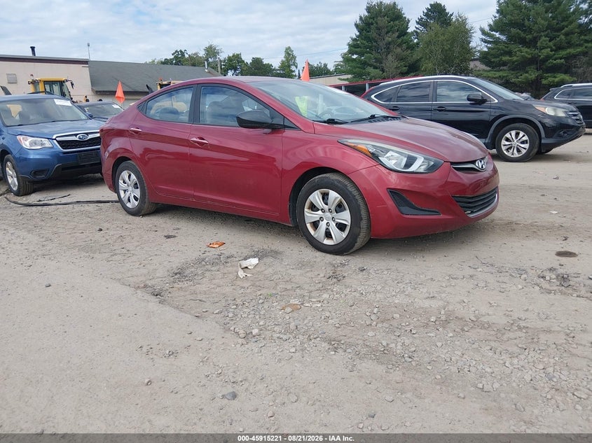 2016 HYUNDAI ELANTRA SE | 5NPDH4AE1GH741542 | UPCARS