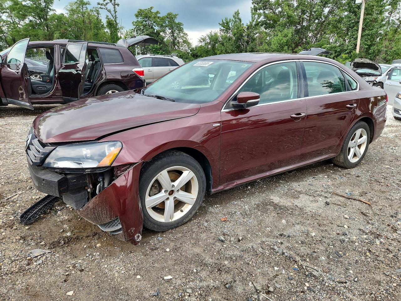 2014 VOLKSWAGEN PASSAT S | 1VWAT7A37EC052077 | UPCARS