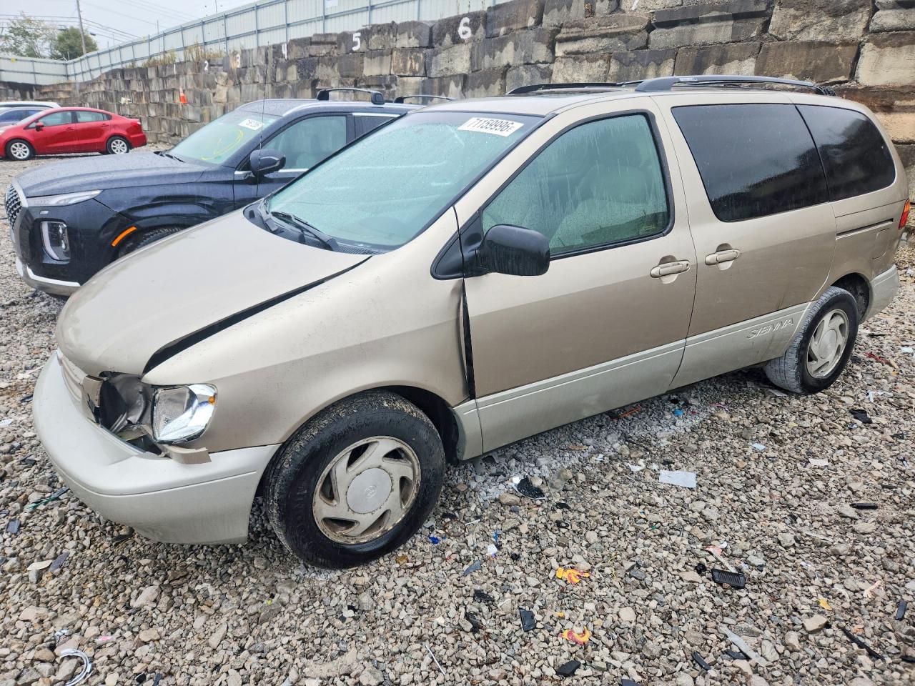 2000 TOYOTA SIENNA XLE | 4T3ZF13C7YU278032 | UPCARS