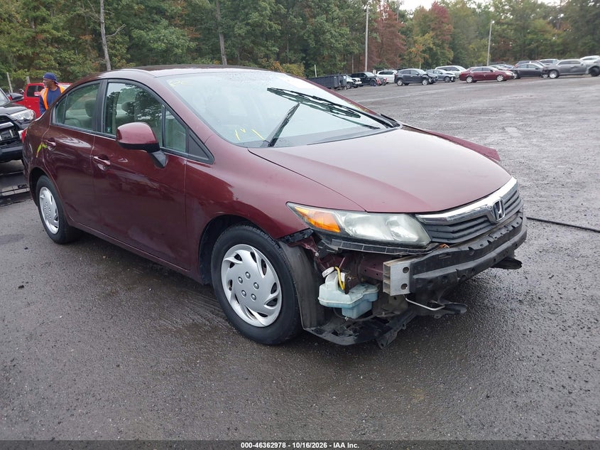 2012 HONDA CIVIC LX | 19XFB2F51CE390329 | UPCARS