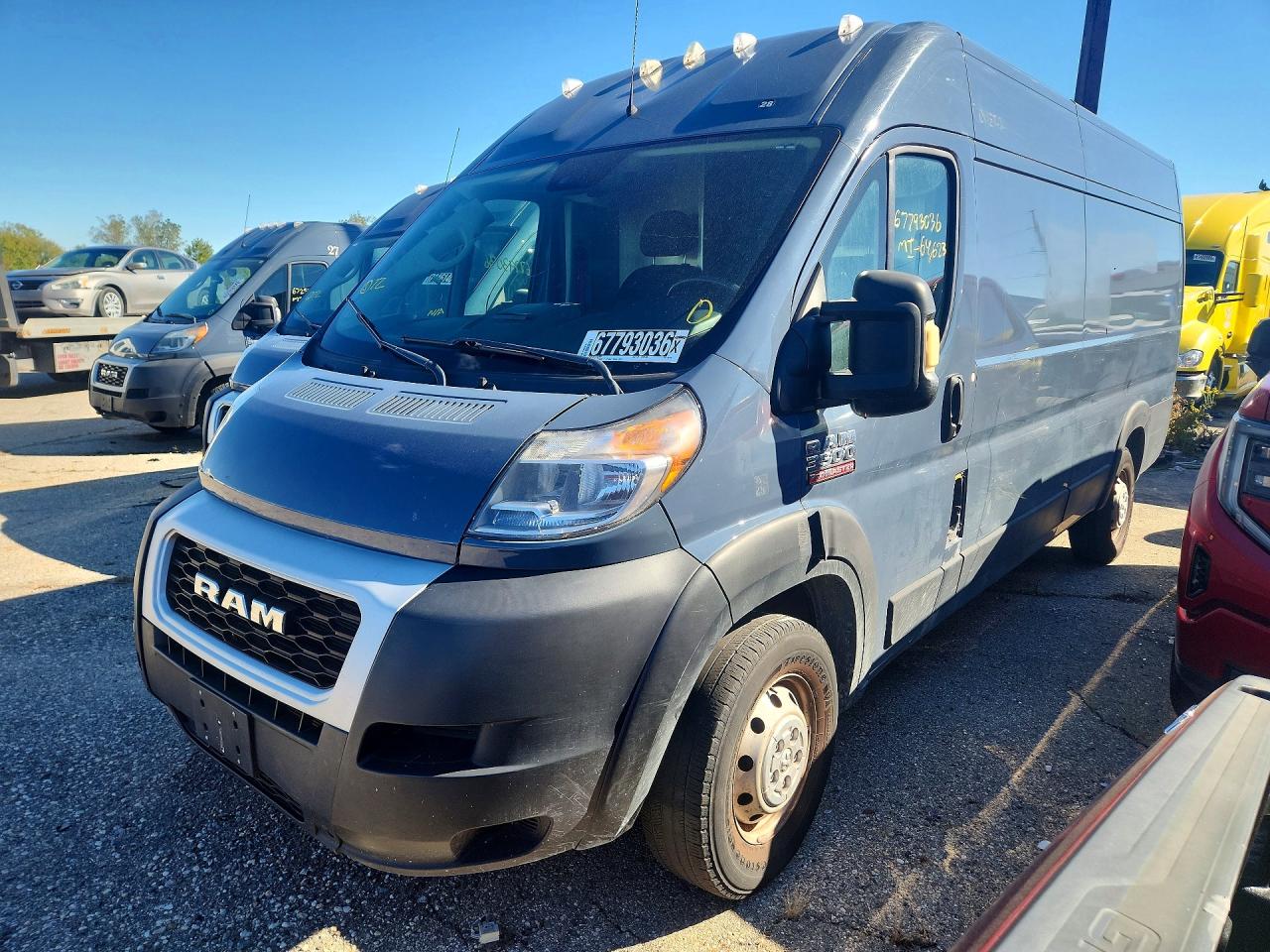 2021 RAM PROMASTER DELIVERY VAN | 3C6MRVJG5ME541291 | UPCARS