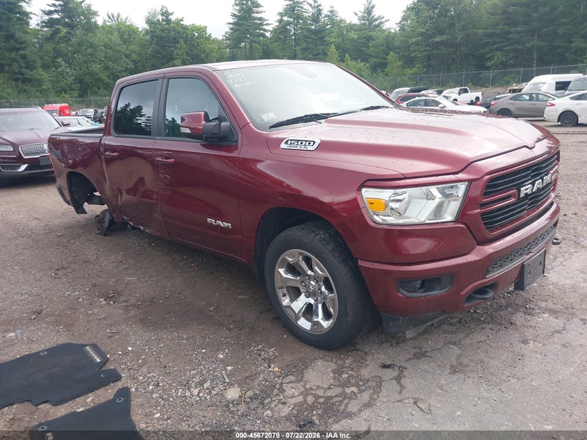 2019 RAM 1500 BIG HORN/LONE STAR  4X4 5'7 BOX | 1C6SRFFT1KN597787 | UPCARS