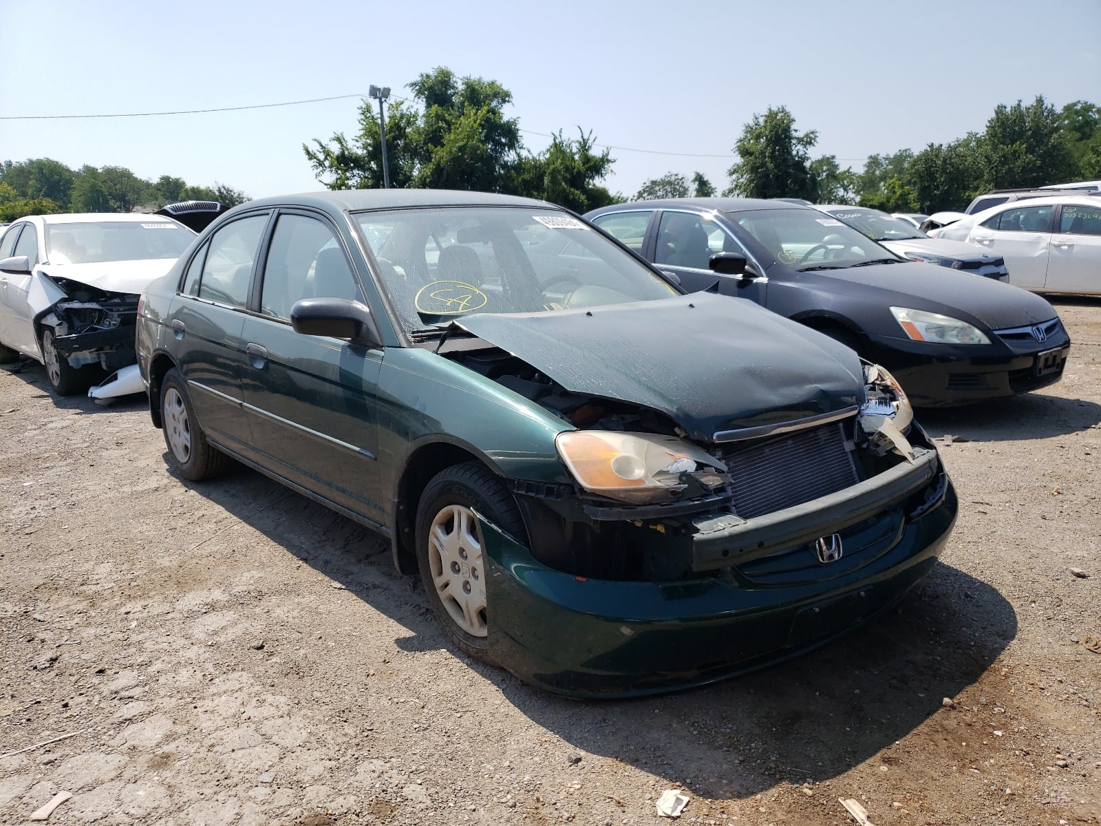 2001 HONDA CIVIC LX | 1HGES16541L023825 | UPCARS